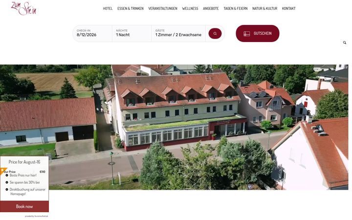 Screenshot of hotel-zum-stein.de