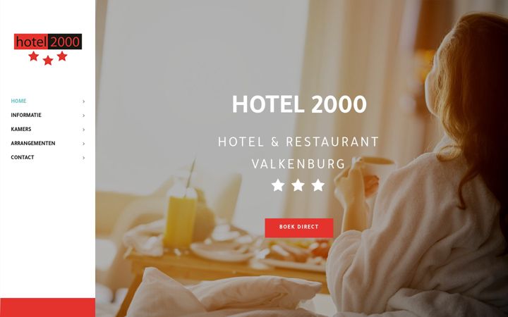 Snímek obrazovky hotel2000.nl