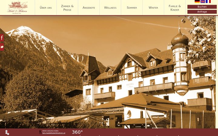Screenshot of hotel3mohren.at