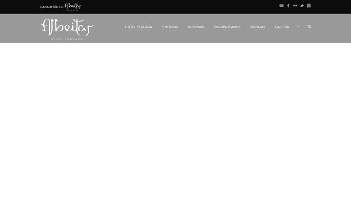 Screenshot of hotelalbeitar.com