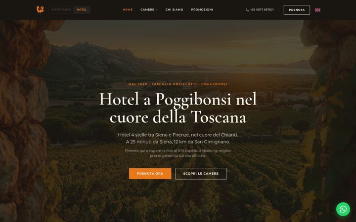 Screenshot of hotelalcide.com