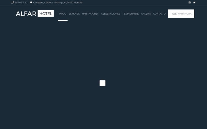 Skärmbild av hotelalfar.com