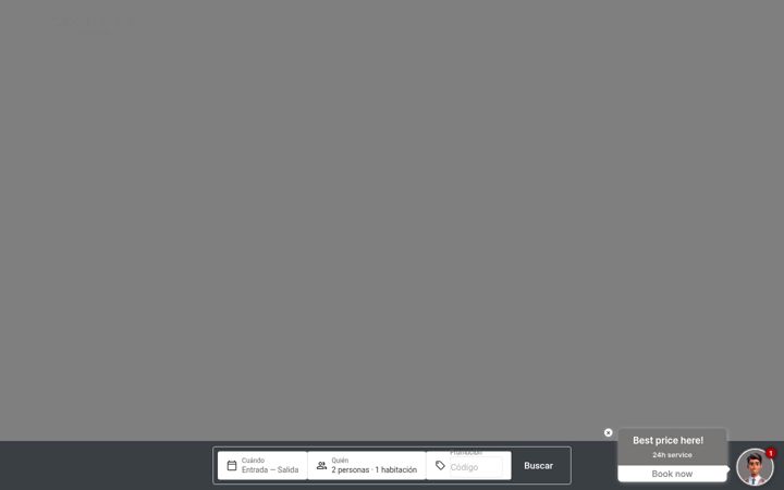 Screenshot of hotelalfonsoprimero.com