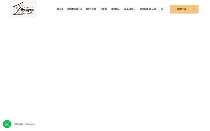 Screenshot of hotelalpamayoperu.com