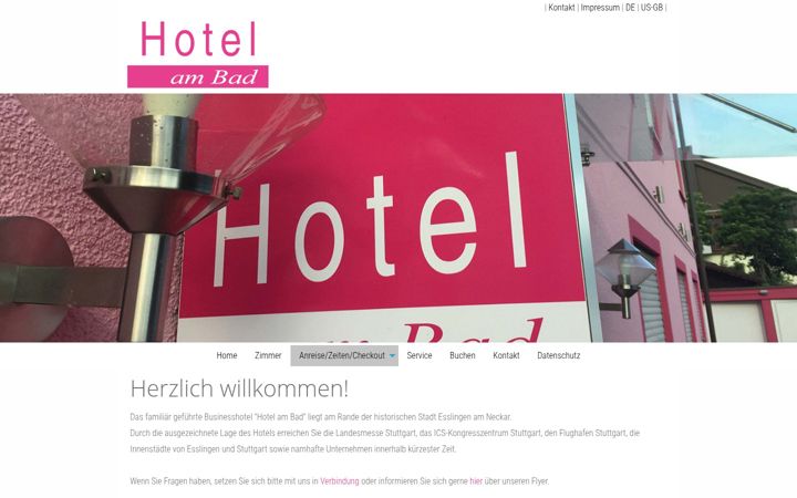Screenshot of hotelambad.de