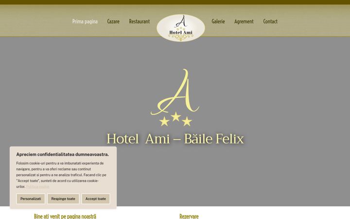 Screenshot of hotelami.ro