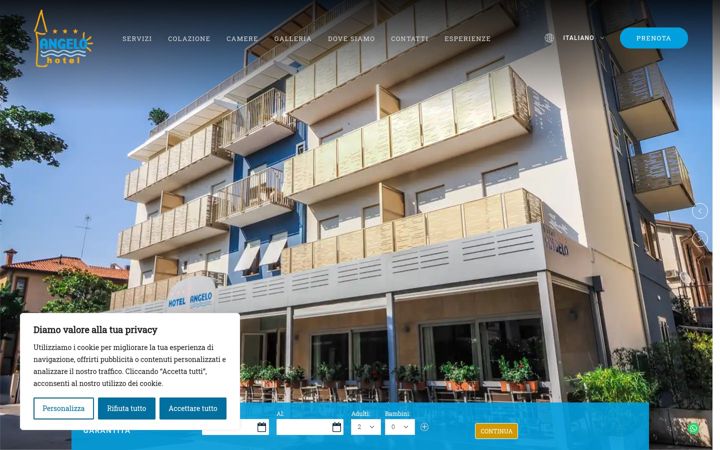 Screenshot von hotelangelo.it