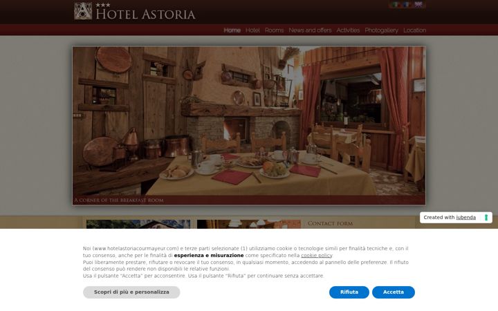 Screenshot of hotelastoriacourmayeur.com