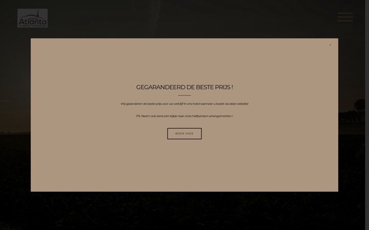 Screenshot of hotelatlanta.nl