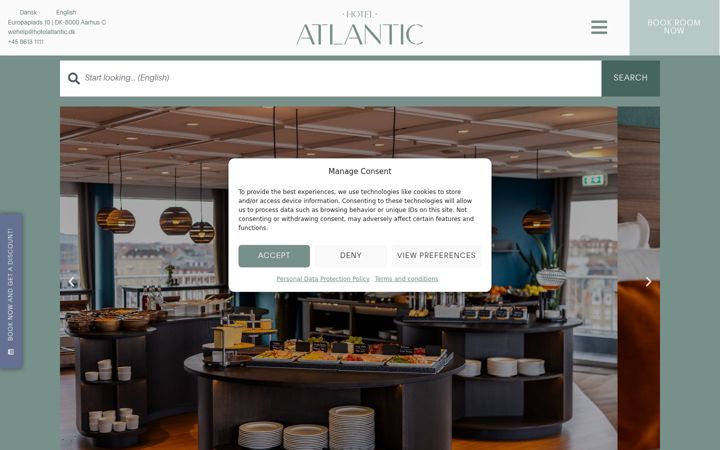 Screenshot of hotelatlantic.dk