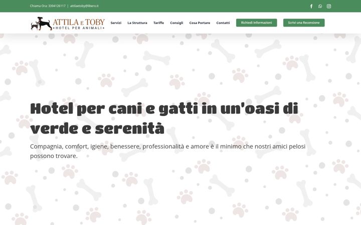 Screenshot of hotelattilaetoby.it
