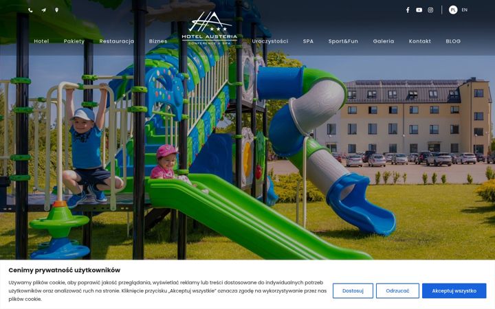 Screenshot of hotelausteria.pl