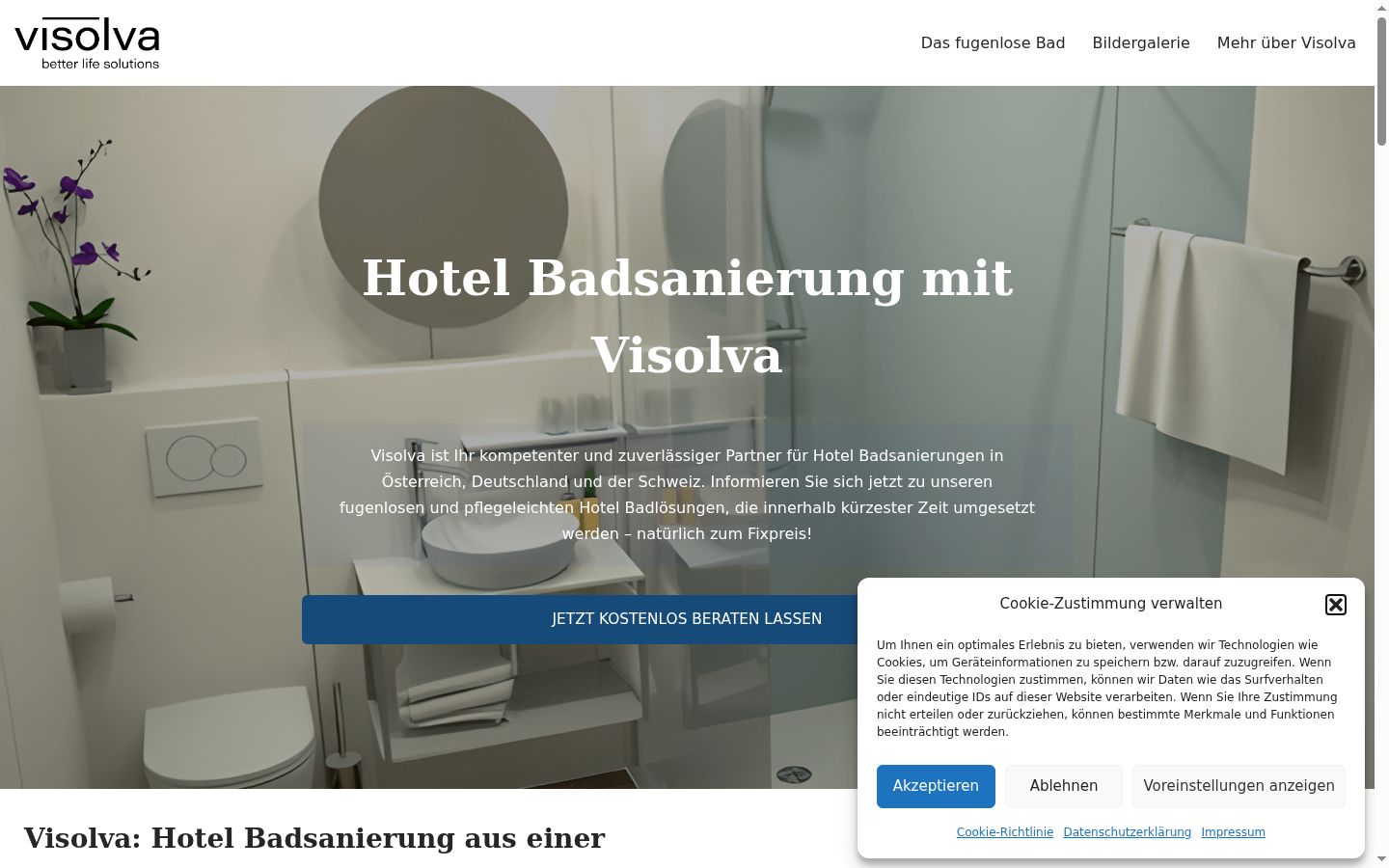 Screenshot van de toestemmingsbanner zoals getoond vóór enige interactie