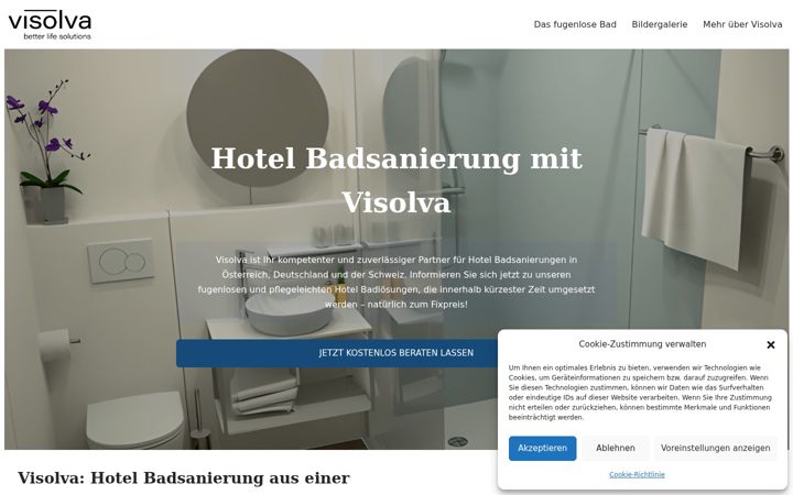 Screenshot of hotelbadsanierung.com