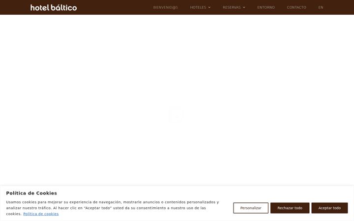 Screenshot of hotelbaltico.com
