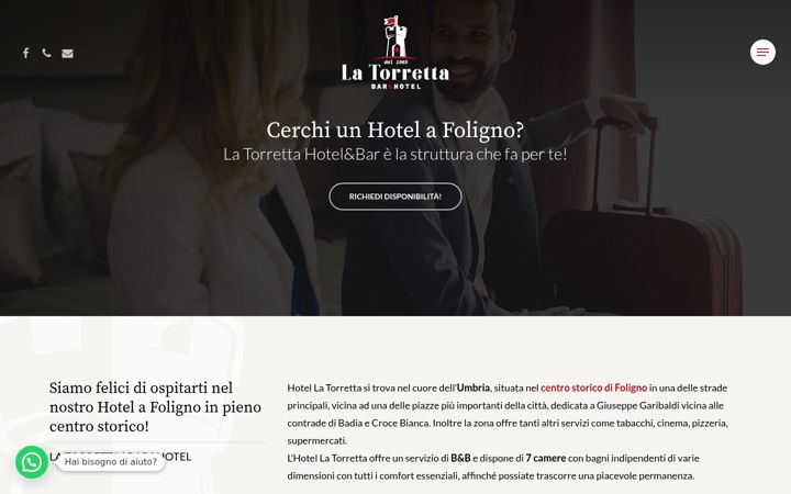 Screenshot of hotelbarlatorretta.it