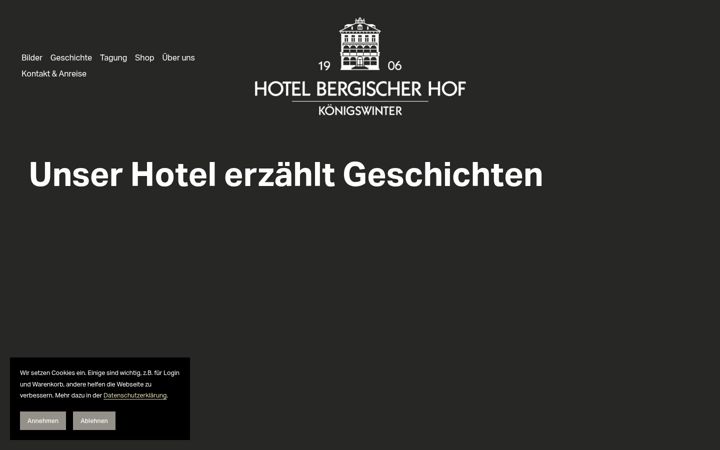 Screenshot of hotelbergischerhof.de