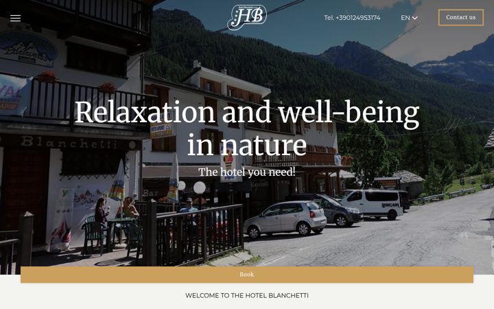 Screenshot of hotelblanchetti.it