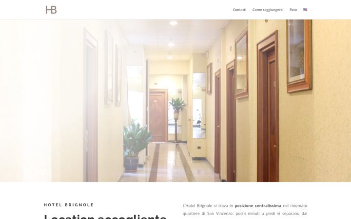 Screenshot of hotelbrignole.it