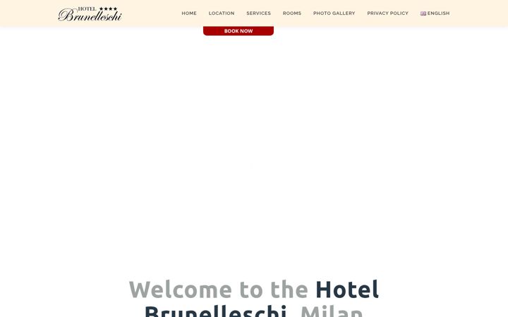 Zrzut ekranu hotelbrunelleschimilano.it