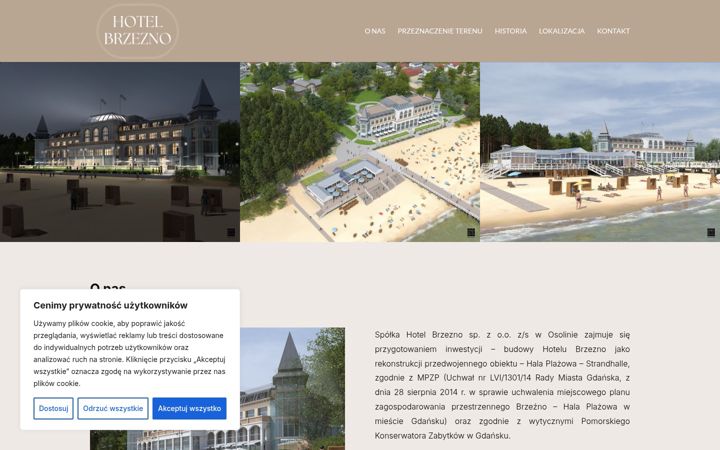 Screenshot of hotelbrzezno.pl
