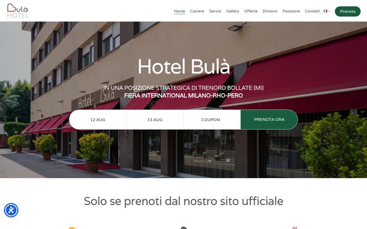 Screenshot of hotelbula.it