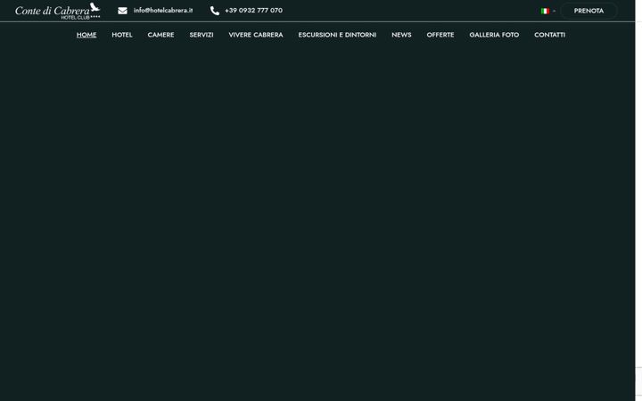 Screenshot van hotelcabrera.it