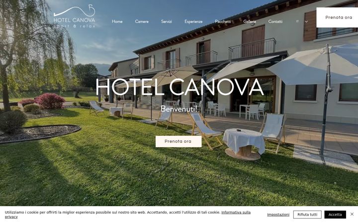 Screenshot of hotelcanova.net