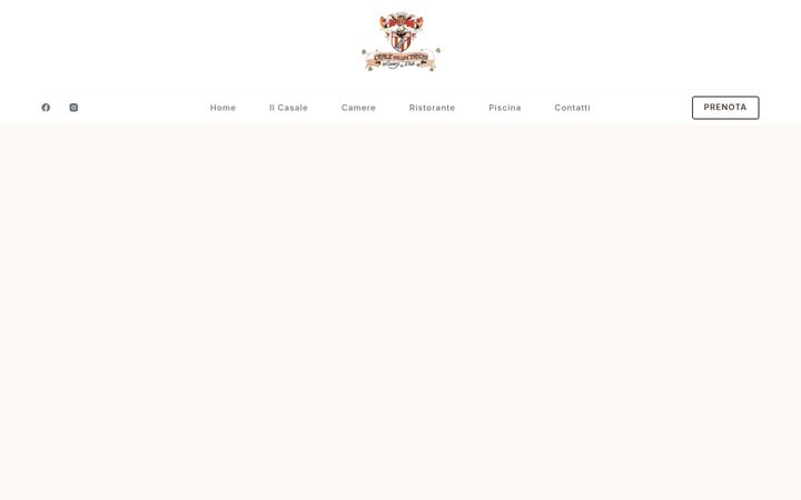 Screenshot of hotelcasalecertosa.com