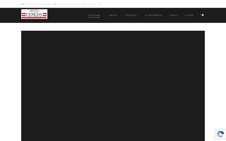 Screenshot of hotelcereda.ch