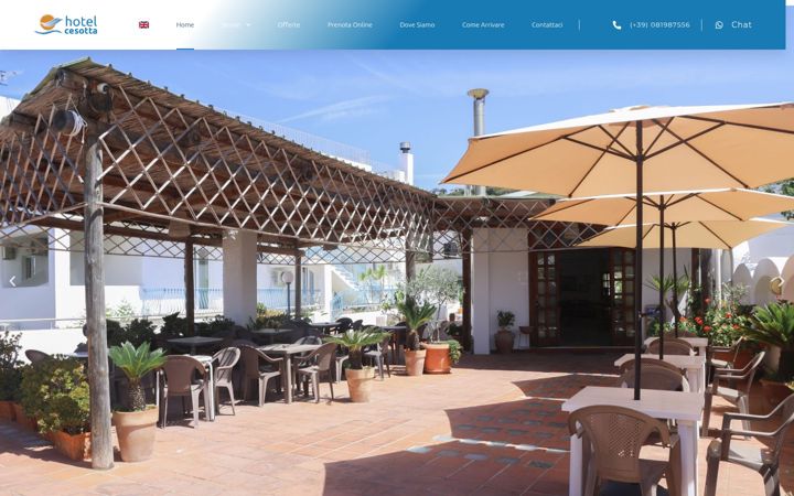 Screenshot of hotelcesotta.it