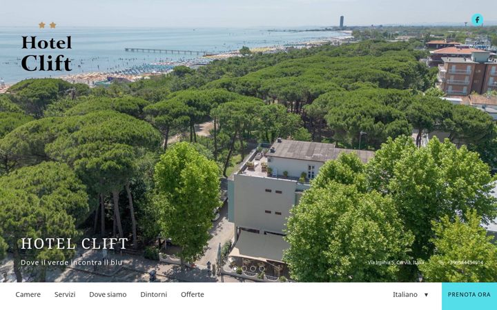 Screenshot of hotelclift.it