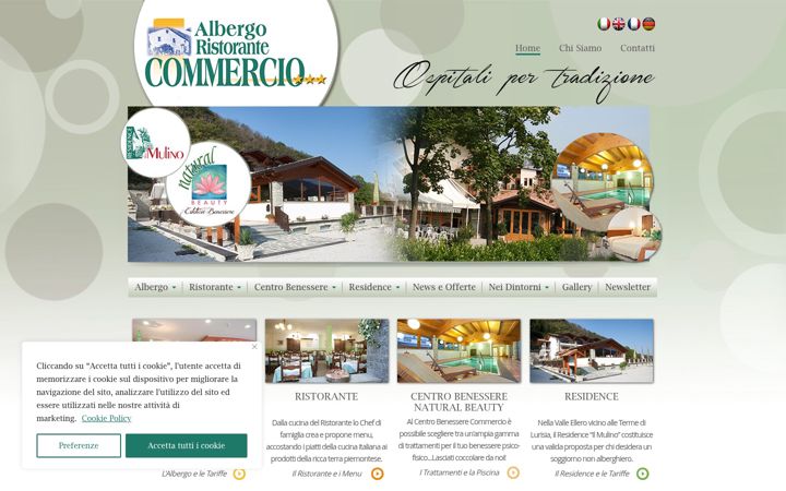 Screenshot of hotelcommercio.it