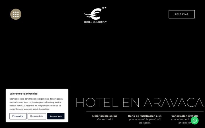 Screenshot of hotelconcordy.com