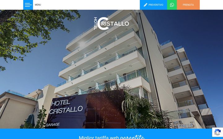 Екранна снимка на hotelcristallorimini.com