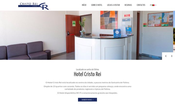 Screenshot of hotelcristorei.com