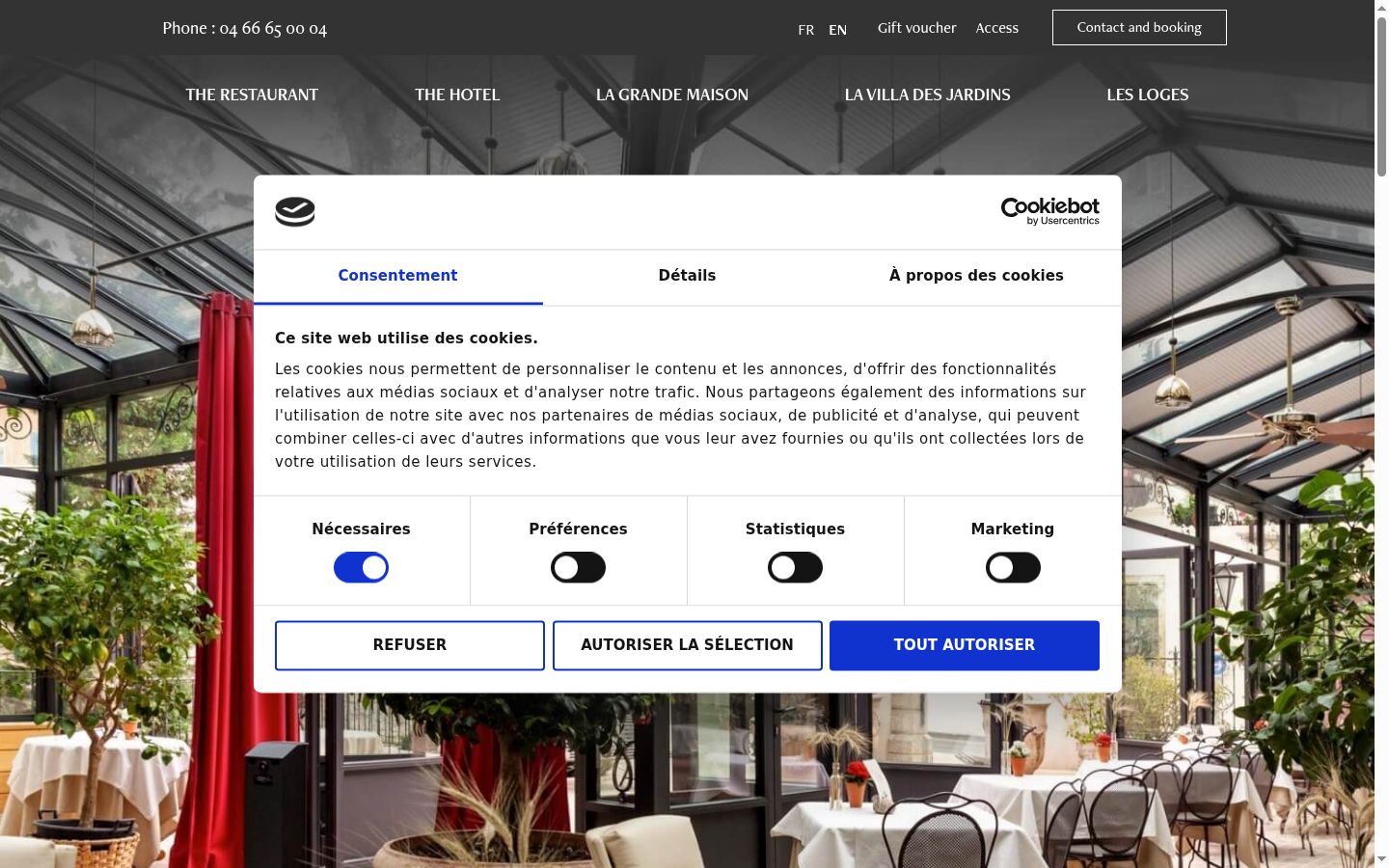 Screenshot tal-banner tal-kunsens muri qabel kwalunkwe interazzjoni