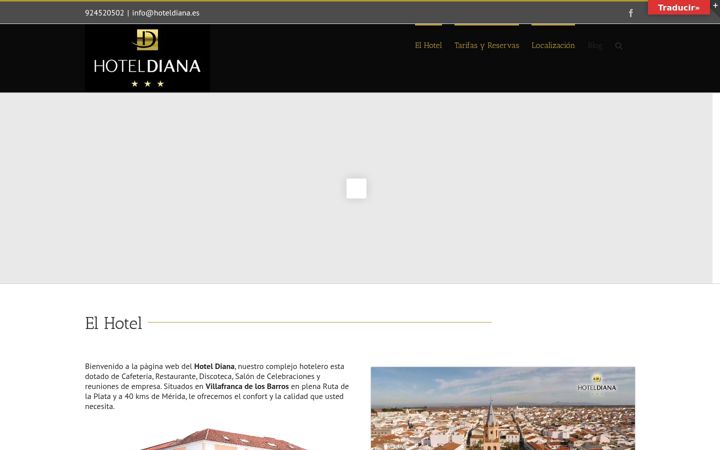 Screenshot of hoteldiana.es