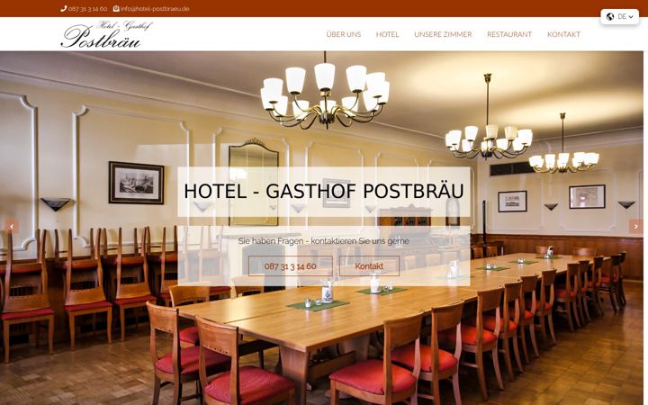 Screenshot of hoteldingolfing.de