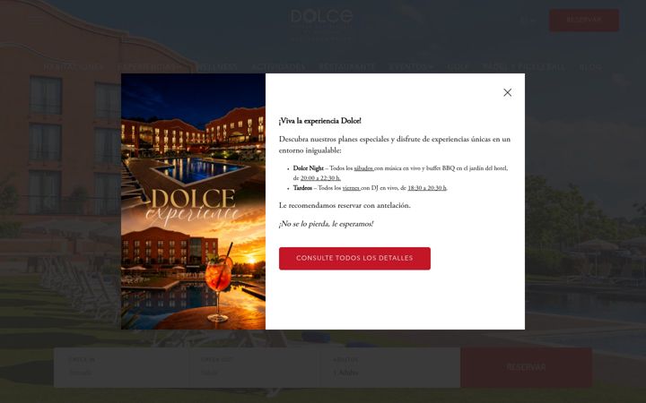 Screenshot of hoteldolcebarcelona.com