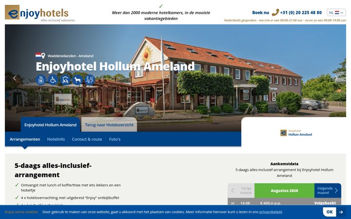 Screenshot of hoteldolores.nl
