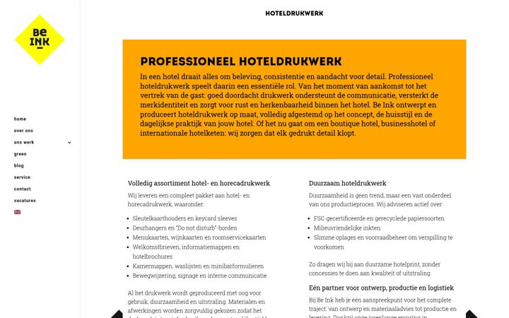 Screenshot of hoteldrukwerk.nl