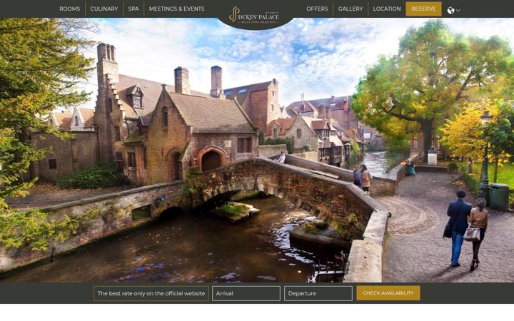 Screenshot of hoteldukespalace.com