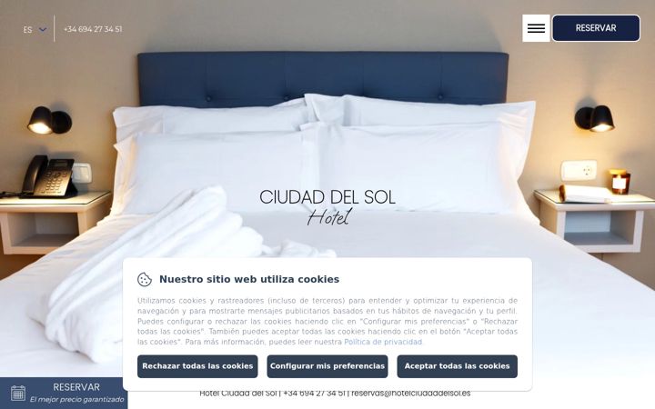 Screenshot of hotelecija.es