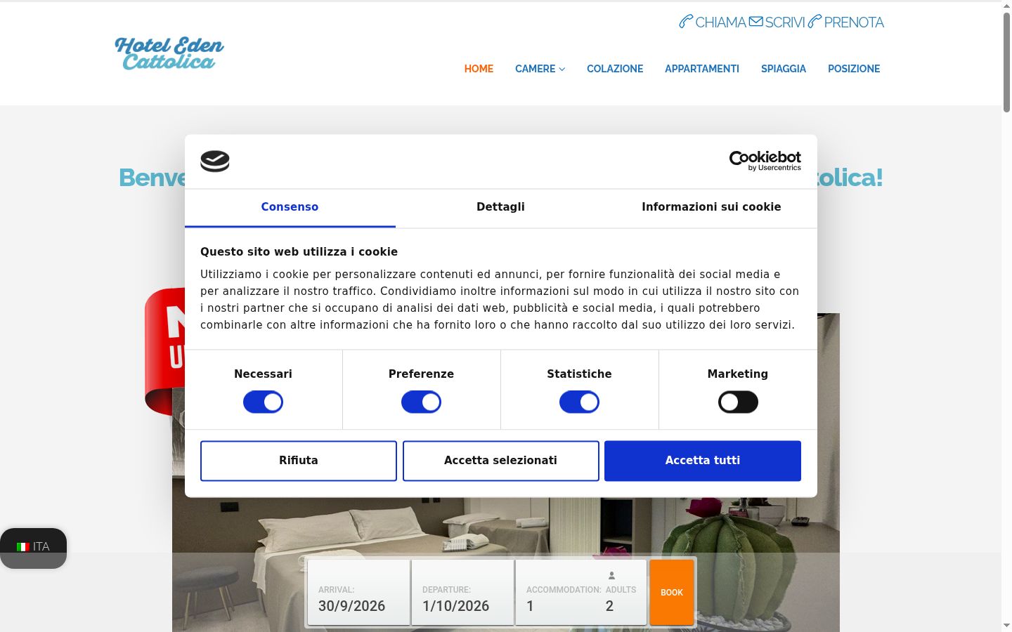 Zrzut ekranu banera zgody wyświetlanego przed jakąkolwiek interakcją