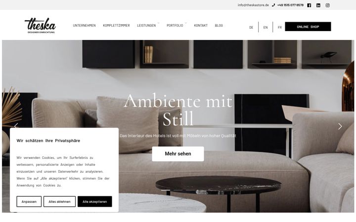 Screenshot of hoteleinrichtung-theskastore.de