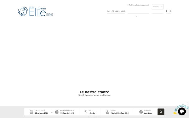 Screenshot of hotelelitepalermo.it