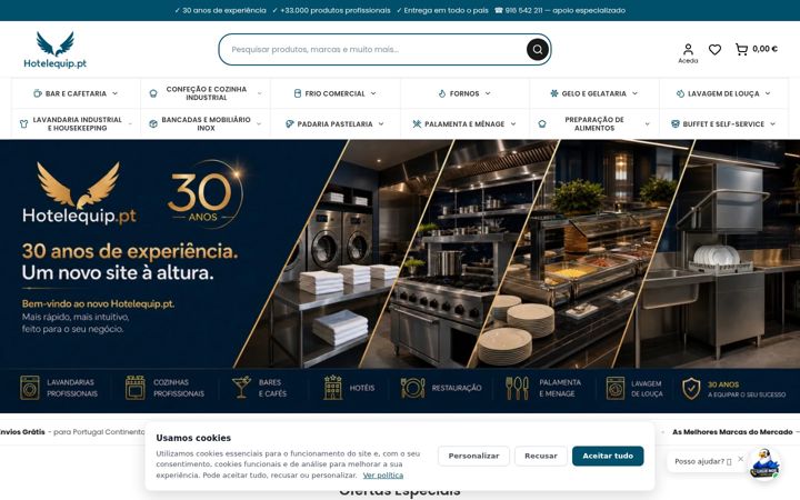 Screenshot of hotelequip.pt