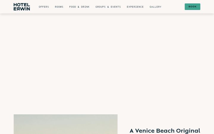 Screenshot of hotelerwin.com