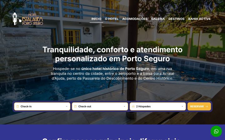 Screenshot of hotelestalagem.com.br